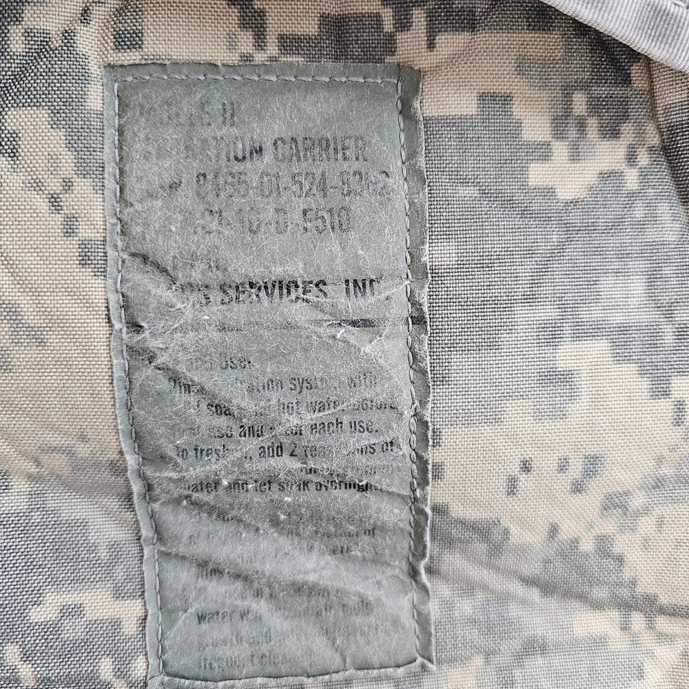 US Military Molle II Hydration System Carrier ACU Digital Camelbak No Bladder‎